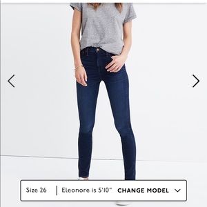 Madewell slim fit jeans